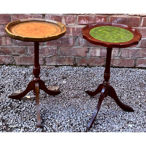 77 - PAIR OF TRIPOD WINE TABLES