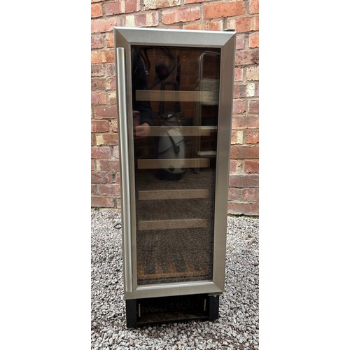 84 - STAINLESS STEEL WINE BOTTLE CHILLER CABINET