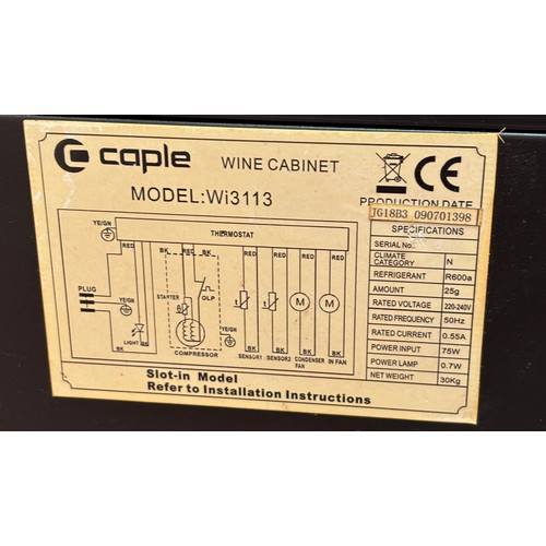 84 - STAINLESS STEEL WINE BOTTLE CHILLER CABINET