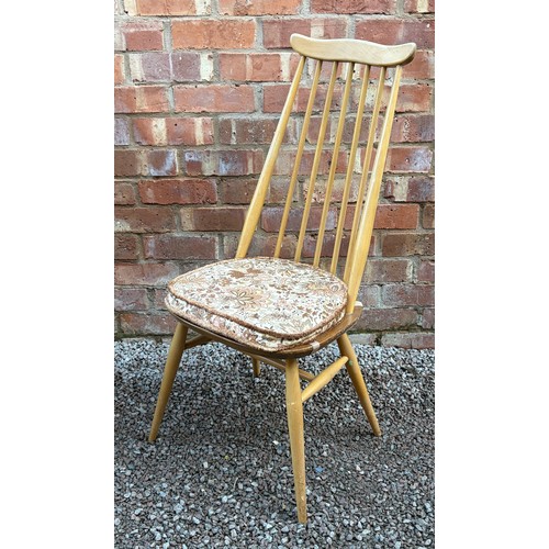 104 - PAIR OF ERCOL 'GOLDSMITH' STICK BACK CHAIRS