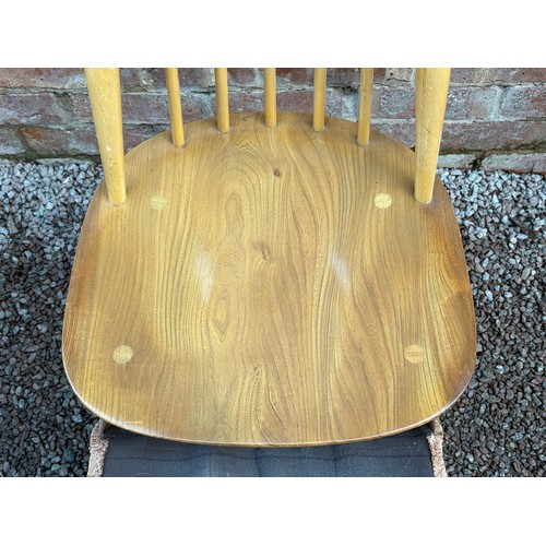 104 - PAIR OF ERCOL 'GOLDSMITH' STICK BACK CHAIRS