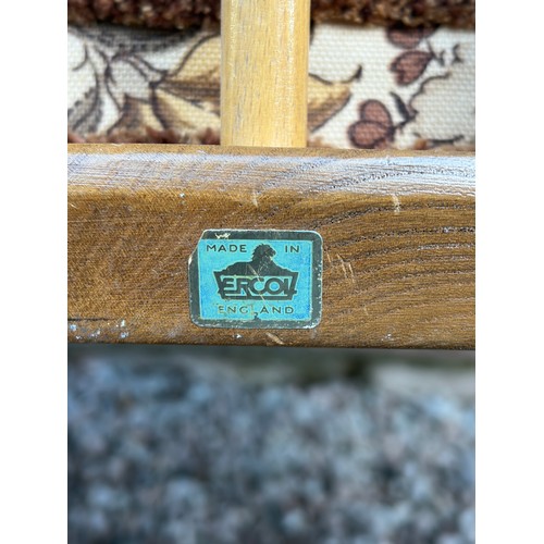 104 - PAIR OF ERCOL 'GOLDSMITH' STICK BACK CHAIRS