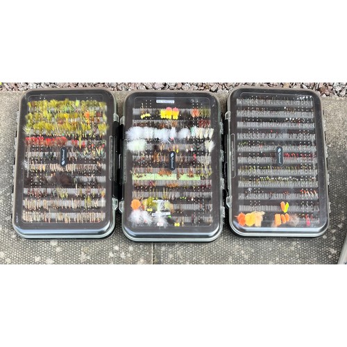 362 - STANLEY HEAVY DUTY WHEELIE TRUNK VARIOUS FLY FISHING RELATED TACKLE, TRAY OF VARIOUS WET/DRY LINES L... 