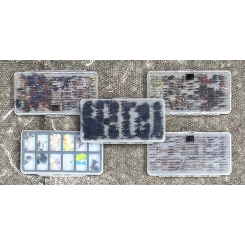 362 - STANLEY HEAVY DUTY WHEELIE TRUNK VARIOUS FLY FISHING RELATED TACKLE, TRAY OF VARIOUS WET/DRY LINES L... 