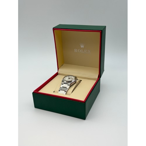 548 - GENTLEMANS ROLEX DATE ADJUST OYSTER QUARTZ STAINLESS STEEL WRISTWATCH IN MATCHED BOX