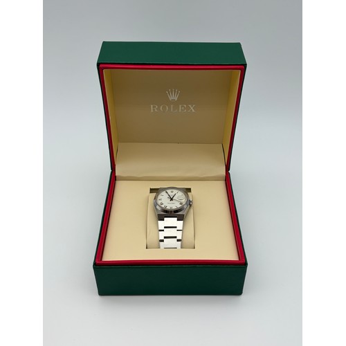 548 - GENTLEMANS ROLEX DATE ADJUST OYSTER QUARTZ STAINLESS STEEL WRISTWATCH IN MATCHED BOX