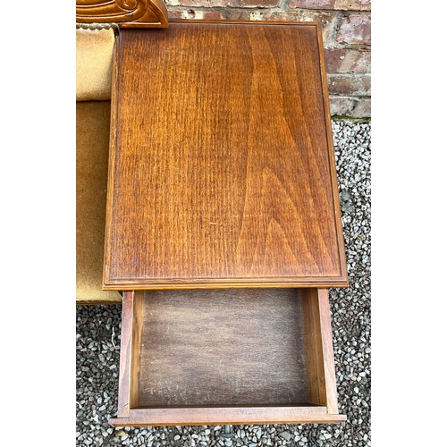 72 - REPORDUCTION UPHOLSTERED HALL BENCH