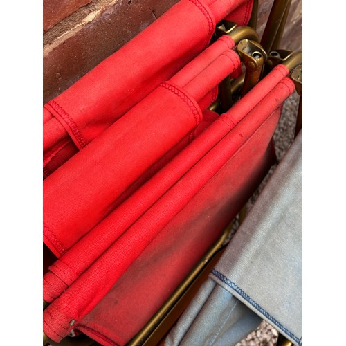 59 - VINTAGE TUBULAR FOLDING CHAIRS