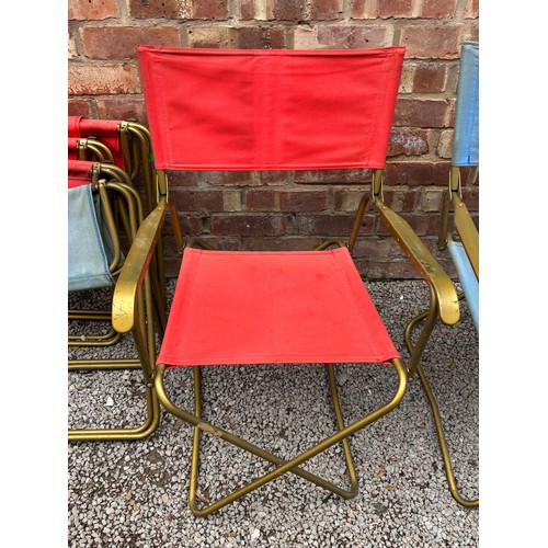 59 - VINTAGE TUBULAR FOLDING CHAIRS