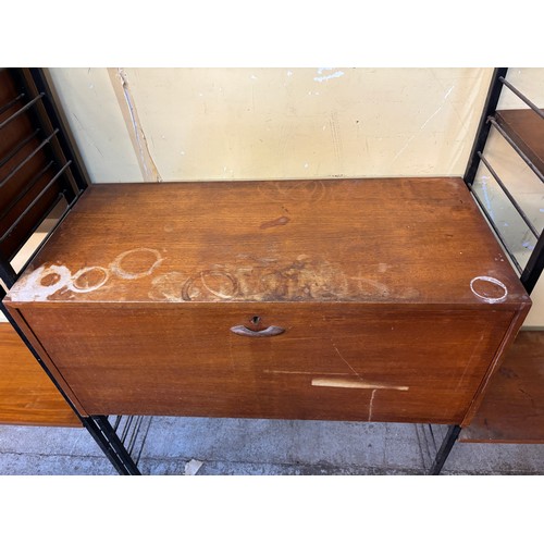 83 - TWO SECTIONAL LADDERAX MODULAR SHELVING SYSTEM