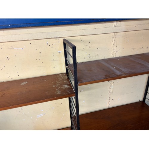 83 - TWO SECTIONAL LADDERAX MODULAR SHELVING SYSTEM