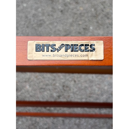 66 - BAIZE COVERED ADJUSTABLE JIGSAW PUZZLE TABLE