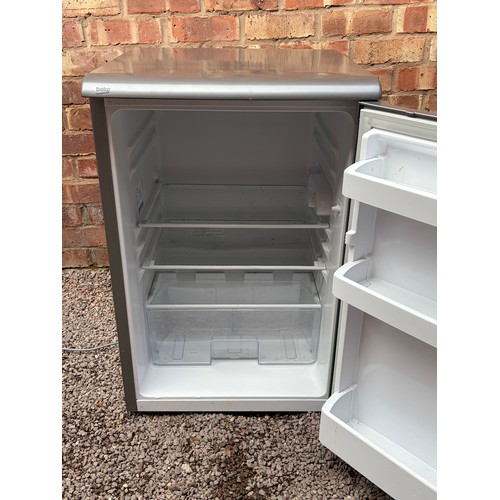 38 - BEKO SILVER LARDER REFRIGERATOR