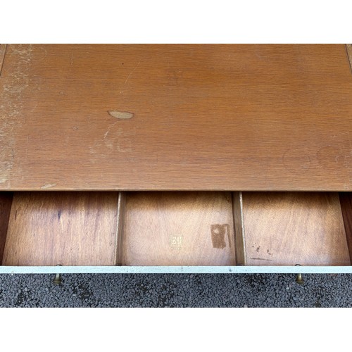 111 - EG GPLAN CHINESE WHITE THREE DRAWER CHEST