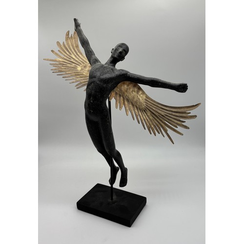 543 - METAL WORK SCULPTURE OF ICARUS