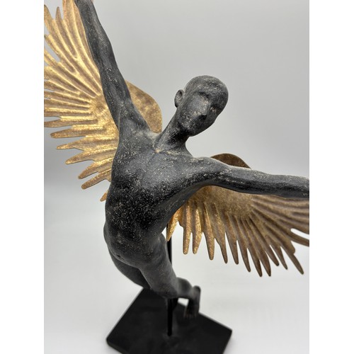 543 - METAL WORK SCULPTURE OF ICARUS