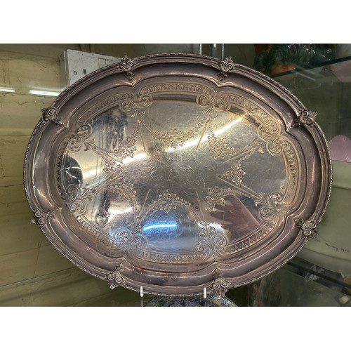 403 - ELECTRO PLATED SALVER