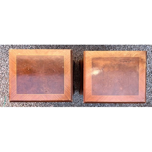 211 - PAIR OF WALNUT CASED HIGH ARDALT SPEAKERS LS20 ON CABRIOLE LEGS