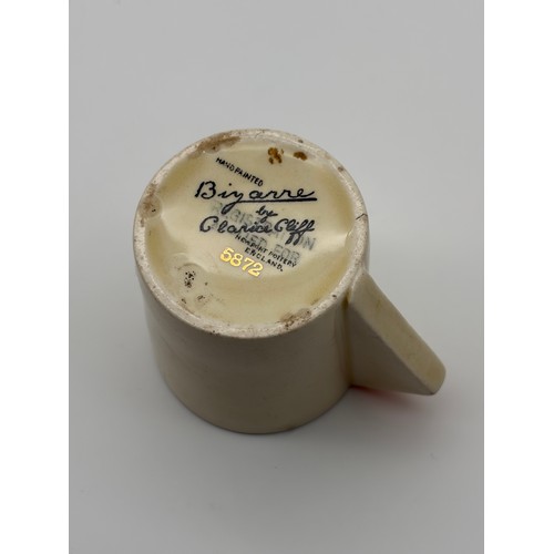 CLARICE CLIFF BIZARRE CONICAL BANDED COFFEE SERVICE PATTERN NUMBER
