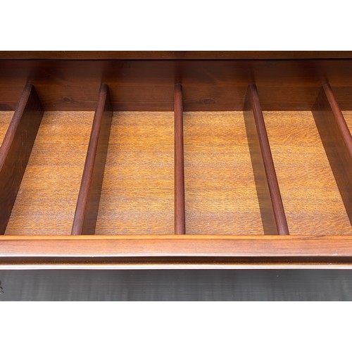 249 - CABINET CONTAINING QUAD 405, 2 HIFI SYSTEM WITH ARCAM ALPHA 5 PLUS CD PLAYER ON VIBRATION MAT