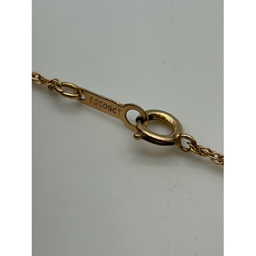 567 - QUEEN VICTORIA 1887 SOVEREIGN COIN PENDANT ON 9CT TRACE CHAIN 9.6G OVERALL