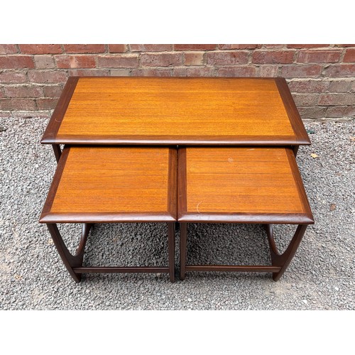 57 - GPLAN TEAK NESTING COFFEE TABLE