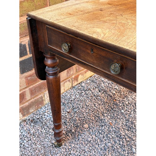 15 - REGENCY MAHOGANY PEMBROKE TABLE
