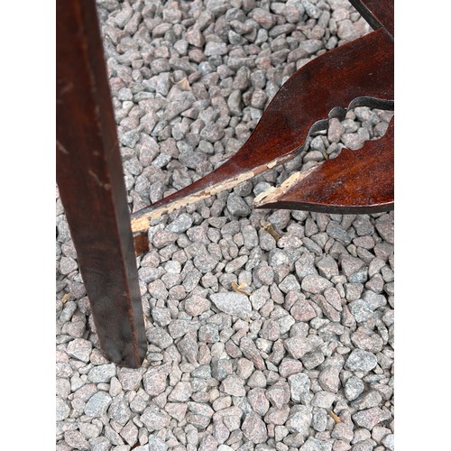24 - GEORGE III MAHOGANY NIGHT STAND A/F