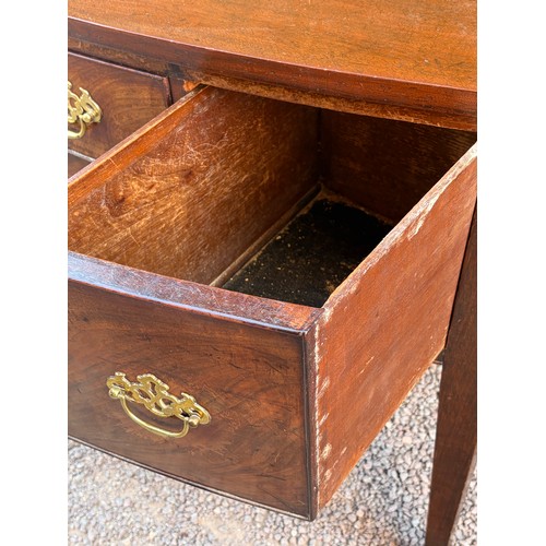 20 - 19TH CENTURY MAHOGANY BOW FRONT SIDEBOARD