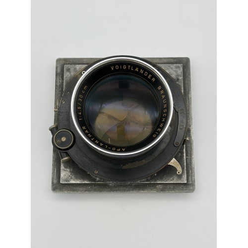 421 - 1950S VOIGTLANDER BRAUNSCHWEIG APO-LANTHAR 1:4.5/30CM LENS