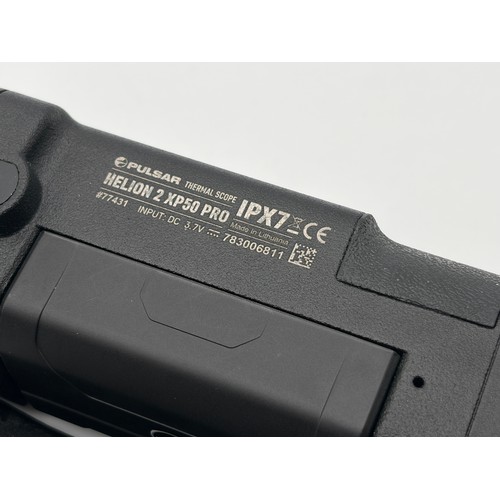 370 - PULSAR HELION 2 XP50 PRO THERMAL SCOPE IN NYLON CARRY BAG
