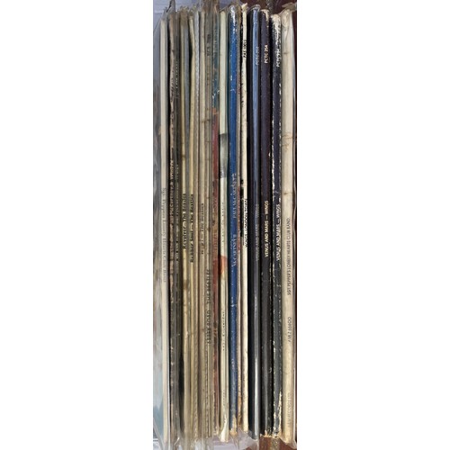 CARTON OF VINYL LPS INCLUDING THE BEATLES, HELP, RUBBER SOUL, REVOLVER ...