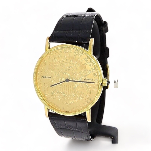 106 - Corum AUTOMATIC $20 - 18K GOLD Coin watch 1897 Mens AUTOMATIC
Great condition. Super clean. Marks on... 