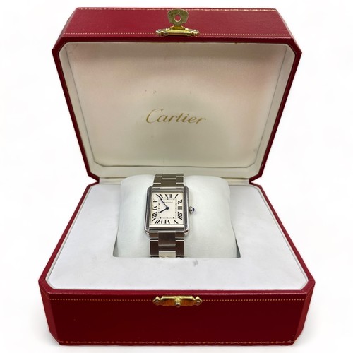 114 - Cartier Tank Solo Mens Watch Ref.3169
- Excellent condition --- see photos for reference
- Strap Mat... 