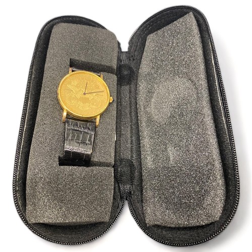 106 - Corum AUTOMATIC $20 - 18K GOLD Coin watch 1897 Mens AUTOMATIC
Great condition. Super clean. Marks on... 