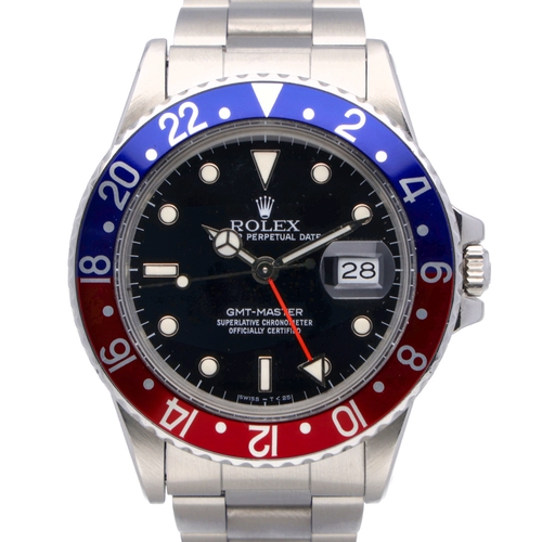 159 - ROLEX GMT-MASTER 16750 + SERVICE PAPERS
Movement: Automatic
Clasp: Oyster
Year: 1987
Bezel Type: 24 ... 