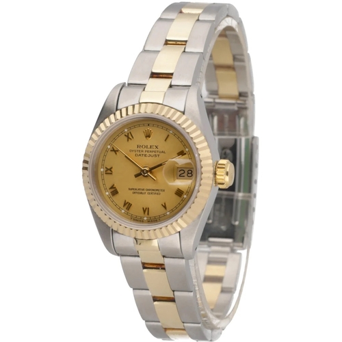 162 - Rolex Datejust 69173

Movement: Automatic
Clasp: Folding Clasp
Year: 1990
Bezel Type: Fluted
Papers:... 