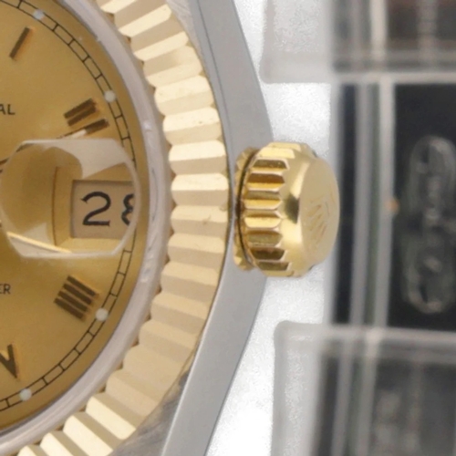 162 - Rolex Datejust 69173

Movement: Automatic
Clasp: Folding Clasp
Year: 1990
Bezel Type: Fluted
Papers:... 