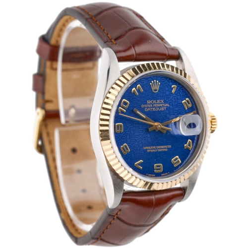 163 - Rolex Datejust 16233

Movement: Automatic
Clasp: Oyster Clasp
Year: 1993
Bezel Type: Fluted
Papers: ... 