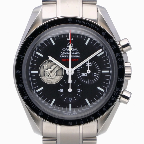 167 - OMEGA SPEEDMASTER MOONWATCH + BOX AND PAPERS
BRAND	Omega
MODEL	Apollo 11
WARRANTY	2 Year Warranty
MO... 