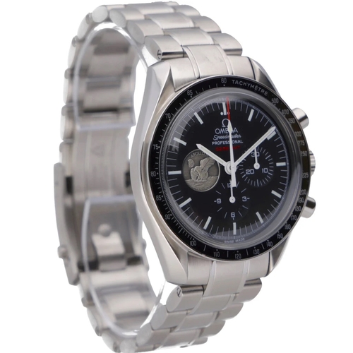 167 - OMEGA SPEEDMASTER MOONWATCH + BOX AND PAPERS
BRAND	Omega
MODEL	Apollo 11
WARRANTY	2 Year Warranty
MO... 