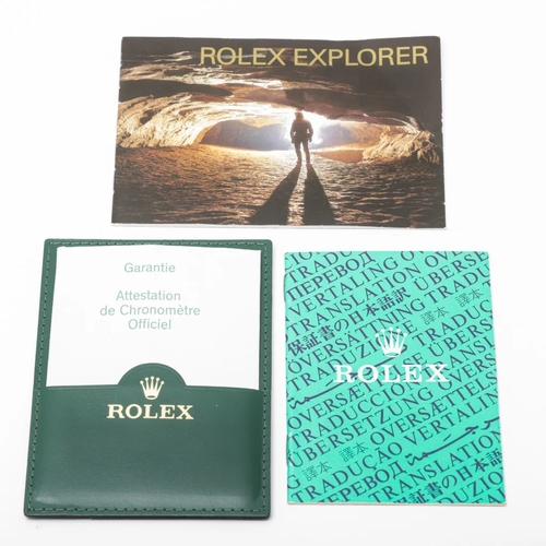 170 - ROLEX EXPLORER 114270 + BOX AND PAPERS

BRAND	Rolex
PAPERS	Yes
MODEL	Explorer
MODEL NUMBER	114270
MO... 