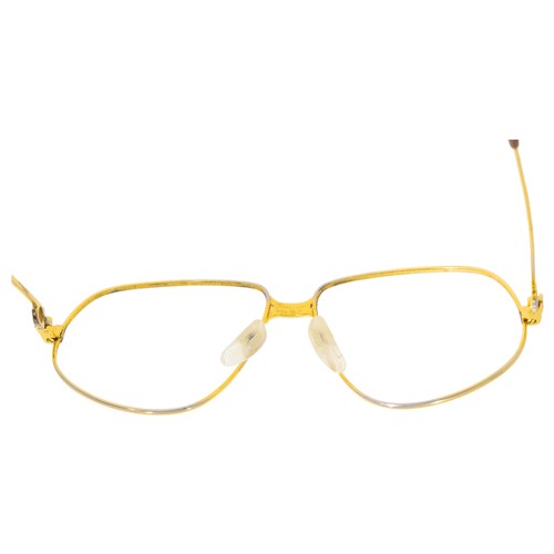 148 - Cartier Glasses Plated Gold Frames 59 14 140 Missing Lens