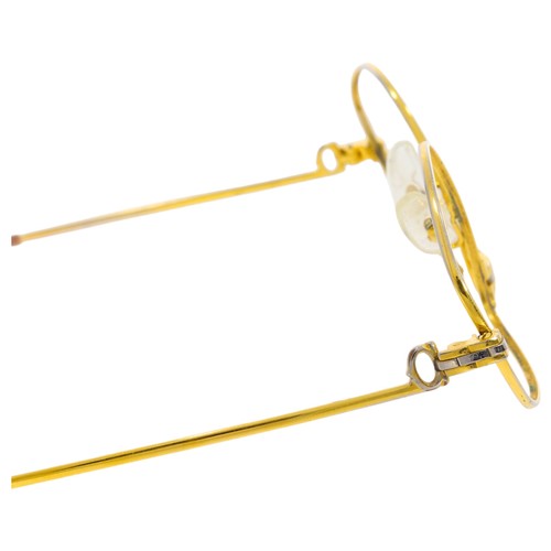 148 - Cartier Glasses Plated Gold Frames 59 14 140 Missing Lens