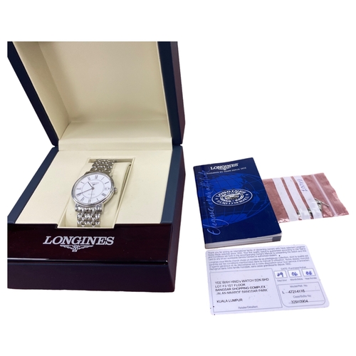 207 - Longines Presence Automatic Watch Mens Stainless Steel Bracelet 36mm
Model Number L4.721.4
Dial: Whi... 