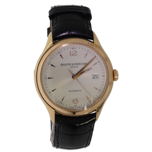 134 - Baume & Mercier Clifton 65719 18ct Rose Gold

Brand: Baume & Mercier
Model: Clifton
Reference: 65719... 