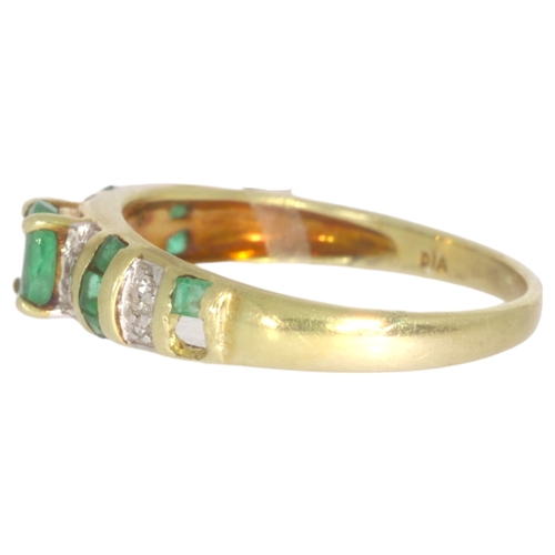 4 - 14CT Yellow Gold Emerald And Diamond Set Ring
1 stone,OVAL CUT
Colour: Green. (assessed)
Length 5.00... 