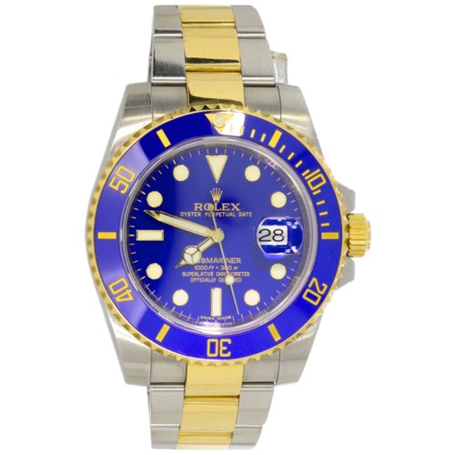 200 - Rolex Submariner Blue 
Bi Metal
116613LB
Full Box And Papers
Swing Tags 
Full Links
40mm
17mm Strap