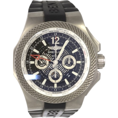 163 - Breitling Bentley GMT EB0432 Full Box And Papers 2018 49mm