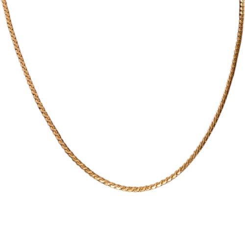 170 - 9ct rose gold chain. Weight 6.79g. 24” length. Hallmarked London. Good, wearable condition.